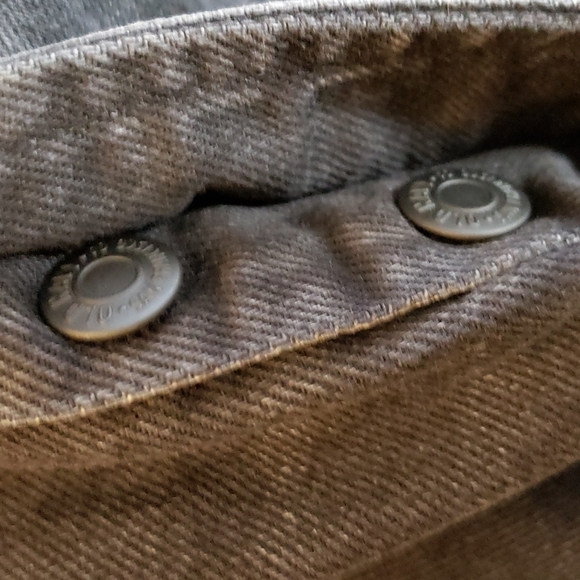 Old Navy High-Waisted Button-Fly Slouchy Straight Black-Wash Jeans Black Size 16 - Picture 4 of 9